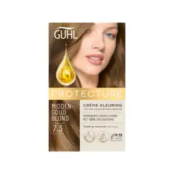 De Online Drogist Guhl protecture crème-kleuring 7.3 middengoudblond 150ml aanbieding