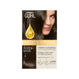 De Online Drogist Guhl protecture crème-kleuring 4 middenbruin 150ml aanbieding