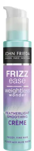 De Online Drogist John frieda frizz ease weightless wonder smoothing crème 100ml aanbieding