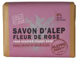 De Online Drogist Aleppo soap co savon d'alep rozenbloesem zeep 100gr aanbieding