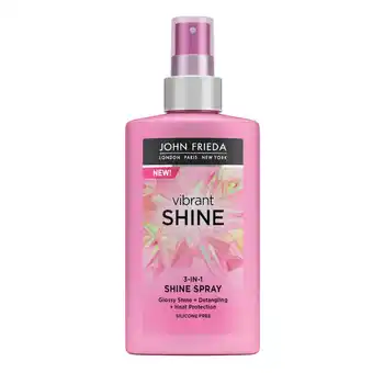 De Online Drogist John frieda vibrant shine 3-in-1 shine spray 150ml aanbieding