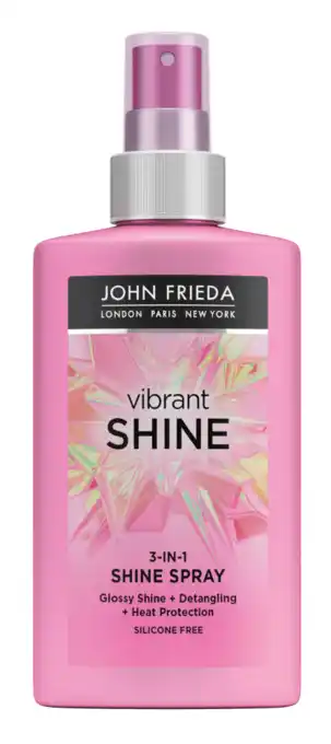 De Online Drogist John frieda vibrant shine 3-in-1 shine spray 150ml aanbieding