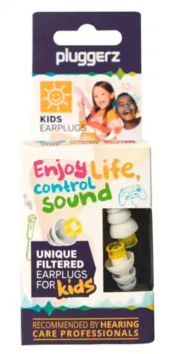 De Online Drogist Pluggerz kids earplugs 1pr aanbieding