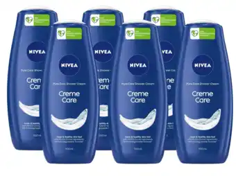 De Online Drogist Nivea care cream shower multiverpakking 6x500ml aanbieding