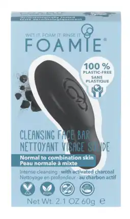 De Online Drogist Foamie face bar charcoal 60gr aanbieding