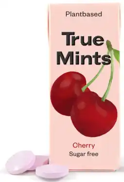 De Online Drogist True gum true mints cherry pastilles 13gr aanbieding
