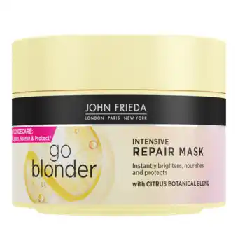 De Online Drogist John frieda sheer blond go blonder intensive repair mask 250ml aanbieding