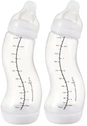 De Online Drogist Difrax doublepack s-babyfles natural 250 ml 2st aanbieding