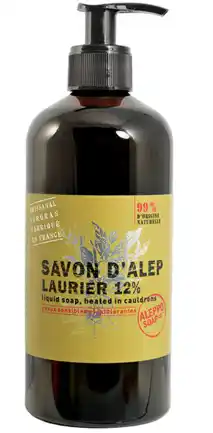 De Online Drogist Aleppo soap co aleppo zeep 12% laurier 500ml aanbieding