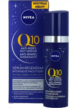 De Online Drogist Nivea q10 anti-rimpel intensief nachtserum 30ml aanbieding