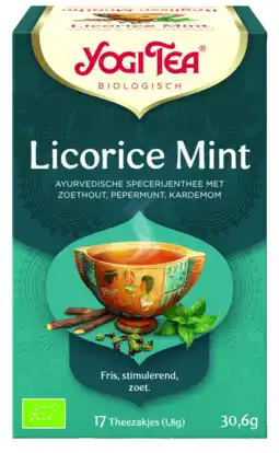 De Online Drogist Yogi tea licorice mint 17st aanbieding