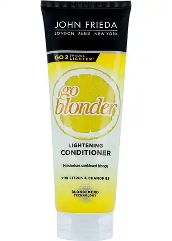 De Online Drogist John frieda sheer blonde go blonder lightening conditioner 250ml aanbieding