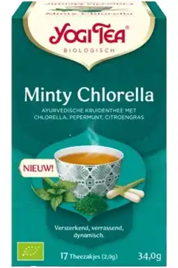 De Online Drogist Yogi tea minty chlorella kruidenthee 17st aanbieding