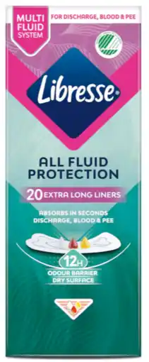 De Online Drogist Libresse extra protection normal inlegkruisjes 20st aanbieding