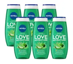 De Online Drogist Nivea love aloë showergel voordeelverpakking 6x250ml aanbieding