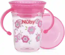 De Online Drogist Nuby wonderbeker roze 6m+ 240ml aanbieding