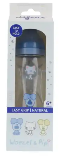 De Online Drogist Difrax handgreep babyfles 240ml - woezel & pip 1st aanbieding