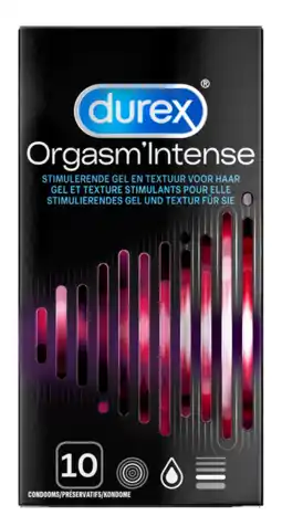 De Online Drogist Durex condooms orgasm intense 10st aanbieding