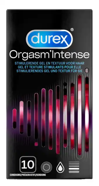 De Online Drogist Durex condooms orgasm intense 10st aanbieding