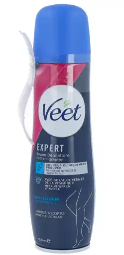De Online Drogist Veet ontharingsspray gevoelige huid 150ml aanbieding