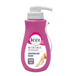 De Online Drogist Veet ontharingscrème gevoelige huid minima 400ml aanbieding