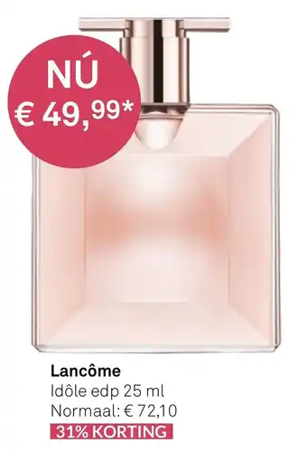 Mooi parfumerie Lancôme Idôle edp 25 ml aanbieding