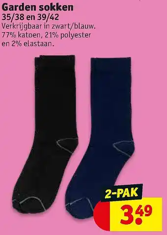 Kruidvat Garden sokken aanbieding