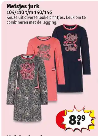 Kruidvat Meisjes jurk aanbieding