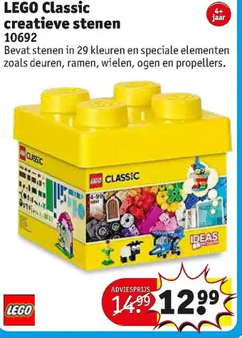 Kruidvat Lego Classic creatieve stenen aanbieding