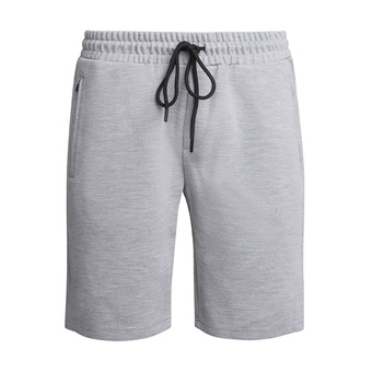 V&D Pique short heren grijs aanbieding