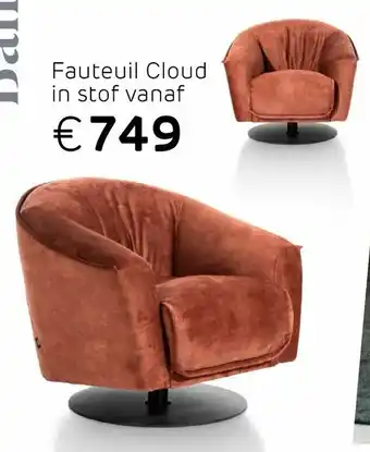 Henders & Hazel Fauteuil Cloud in stof vanaf aanbieding