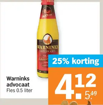 Albert Heijn Warninks advocaat aanbieding