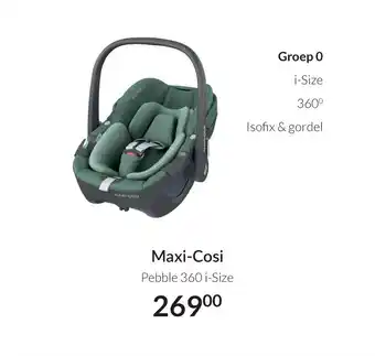 Babypark Maxi-Cosi Pebble 360 i-Size aanbieding