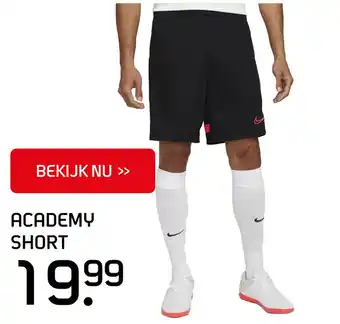 Sport 2000 Academy short aanbieding