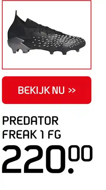 Sport 2000 Predator freak 1 FG aanbieding