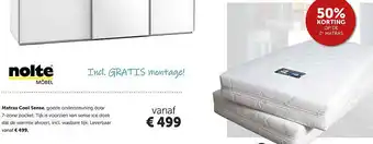 Woonboulevard Poortvliet Matras Cool Sense aanbieding