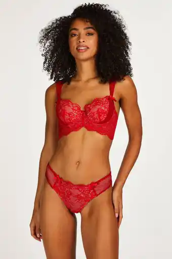 Wehkamp Hunkemöller brazilian elissa rood aanbieding