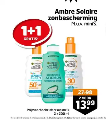 Trekpleister Ambre Solaire zonbescherming aanbieding