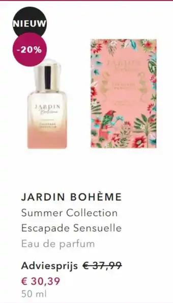 Douglas JARDIN BOHÈME Summer Collection Escapade Sensuelle Eau de parfum aanbieding