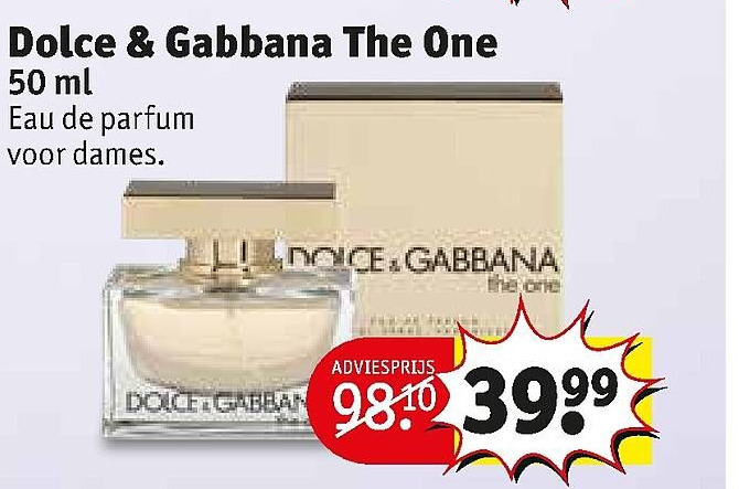 Kruidvat Dolce & Gabbana The One 50 ml aanbieding