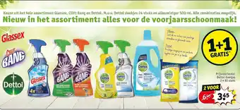 Kruidvat Glassex Cillit Bang Dettol aanbieding