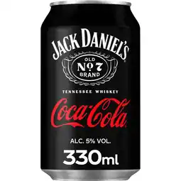 Albert Heijn Jack daniels whiskey & coca-cola aanbieding