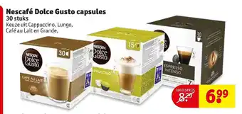 Kruidvat Nescafé Dolce Gusto capsules aanbieding