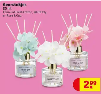 Kruidvat Geurstokjes 80 ml aanbieding