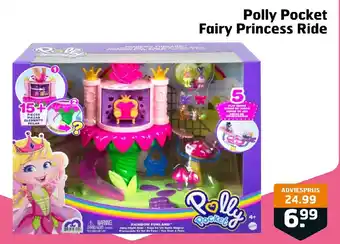 Trekpleister Polly Pocket Fairy Princess Ride aanbieding