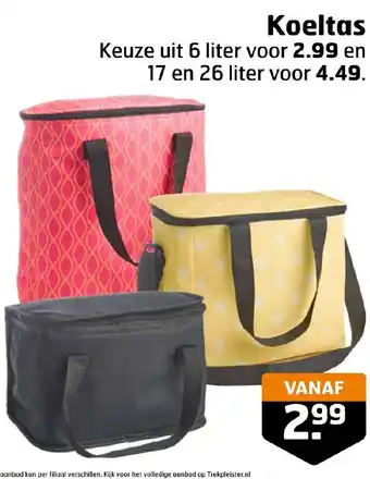 Trekpleister Koeltas aanbieding