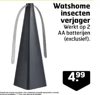 Trekpleister Watshome insecten verjager Werkt op 2 AA batterijen (exclusief). aanbieding