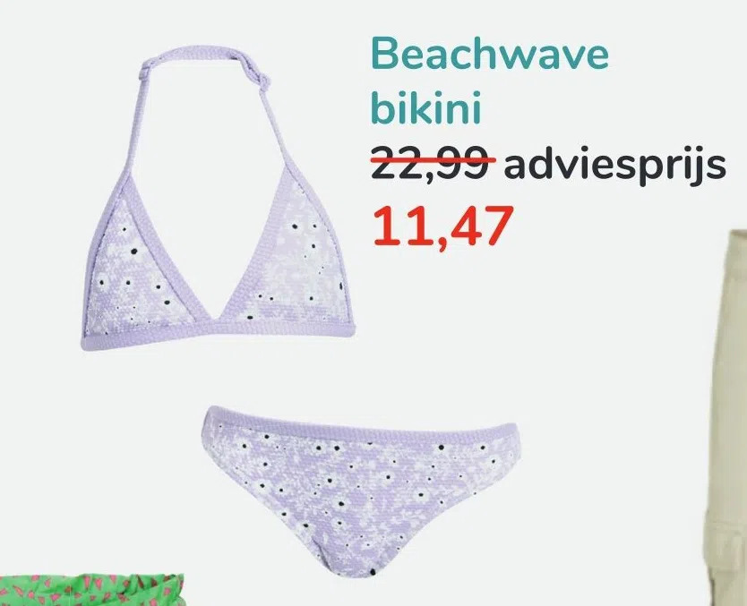 Beachwave bikini aanbieding bij