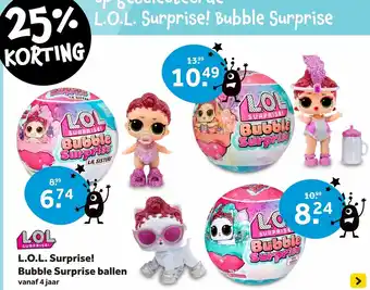 Intertoys L.O.L. Surprise! Bubble Surprise ballen aanbieding