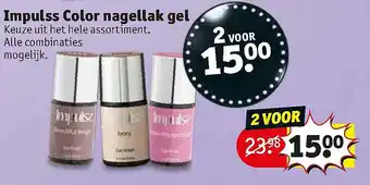 Kruidvat Impulss Color nagellak gel aanbieding